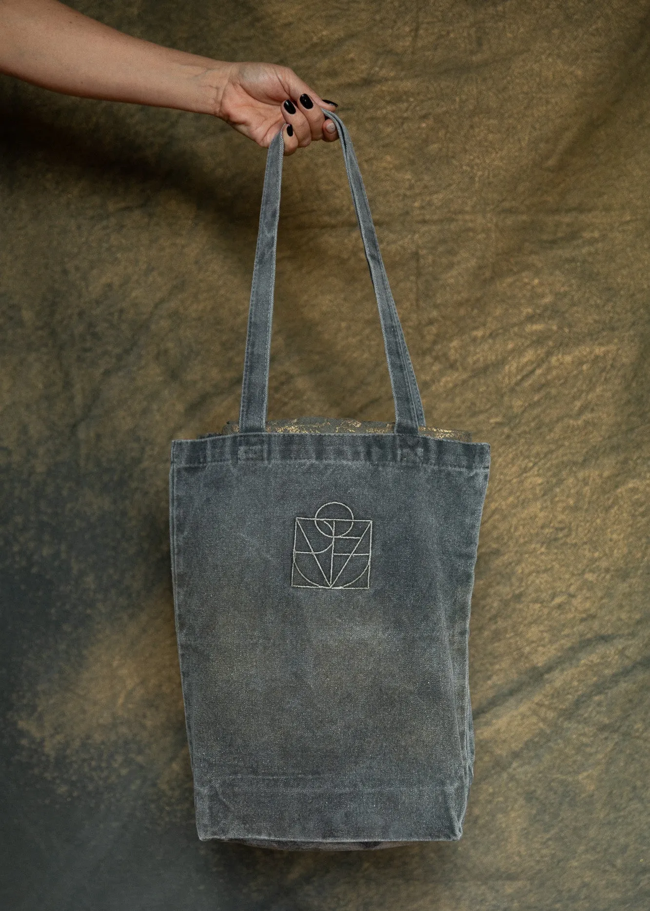 Backlit Gold- 5'x7' Weathered Muslin Backdrop in a Bag