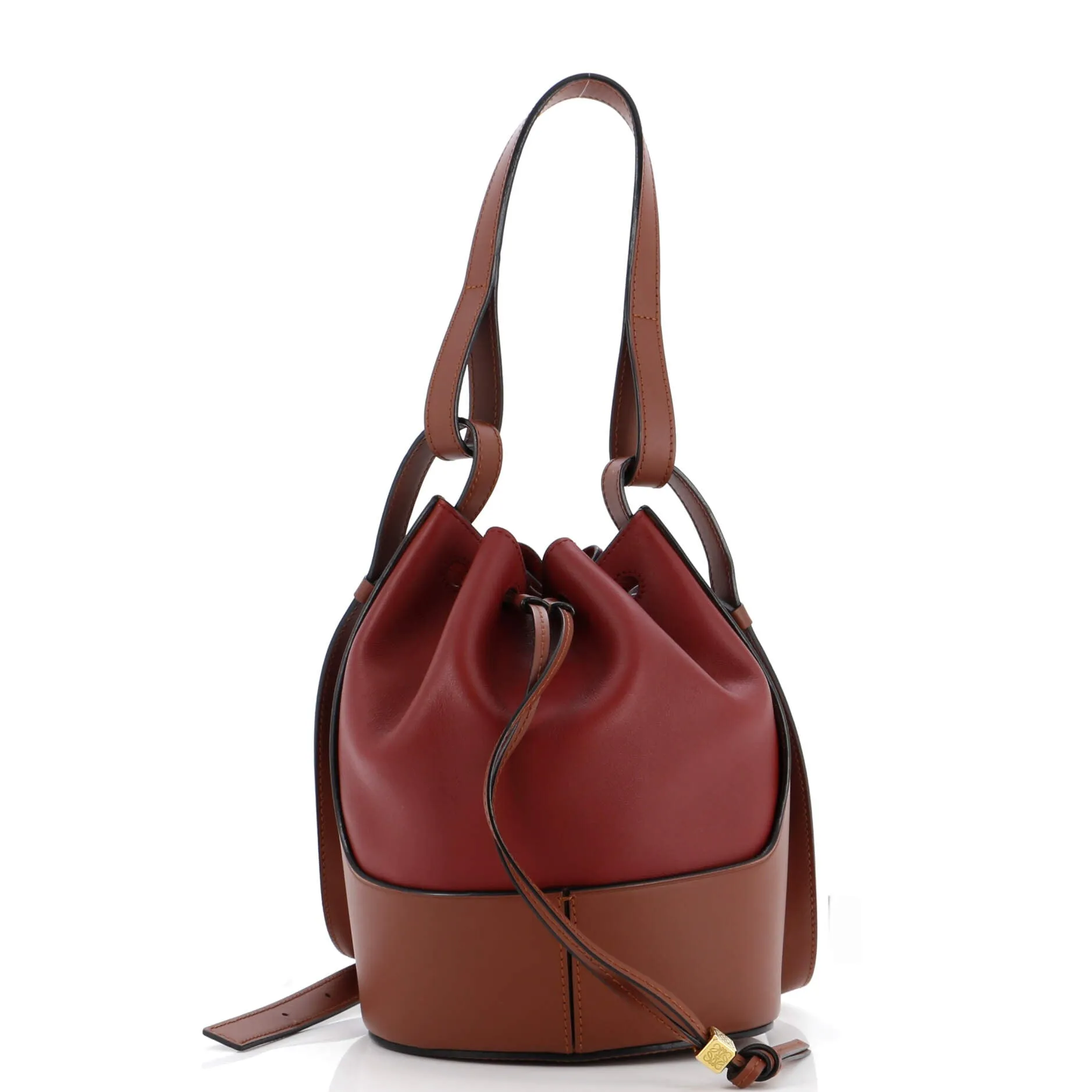 Balloon Bucket Bag Leather Small