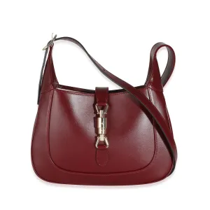 Bordeaux Rosso Ancora Leather Small Jackie 1961 Bag