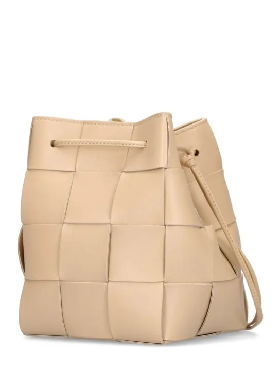 Bottega Veneta   Small Cassette leather bucket bag 