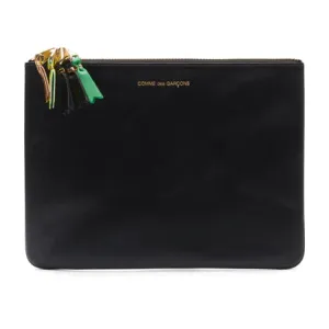 CDG Zipper Pull Zip Pouch (Black SA5100)