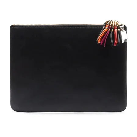 CDG Zipper Pull Zip Pouch (Black SA5100)