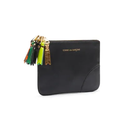 CDG Zipper Pull Zip Pouch (Black SA8100)