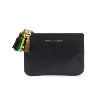 CDG Zipper Pull Zip Pouch (Black SA8100)