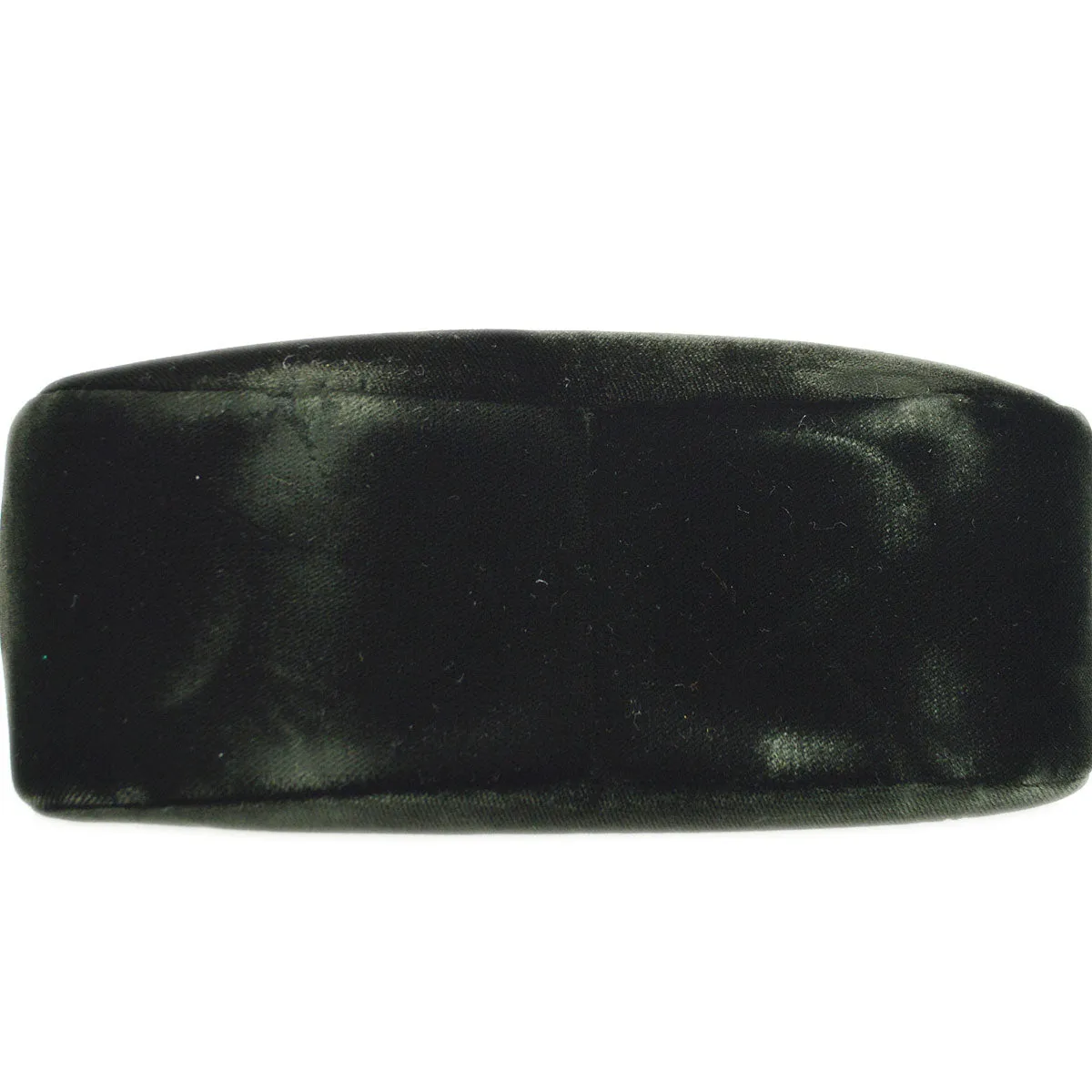 CHANEL * 1994-1996 Top Handle Bag Dark Green Velvet