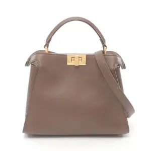 Fendi Peekaboo Essential Leather Handbag 8BN302