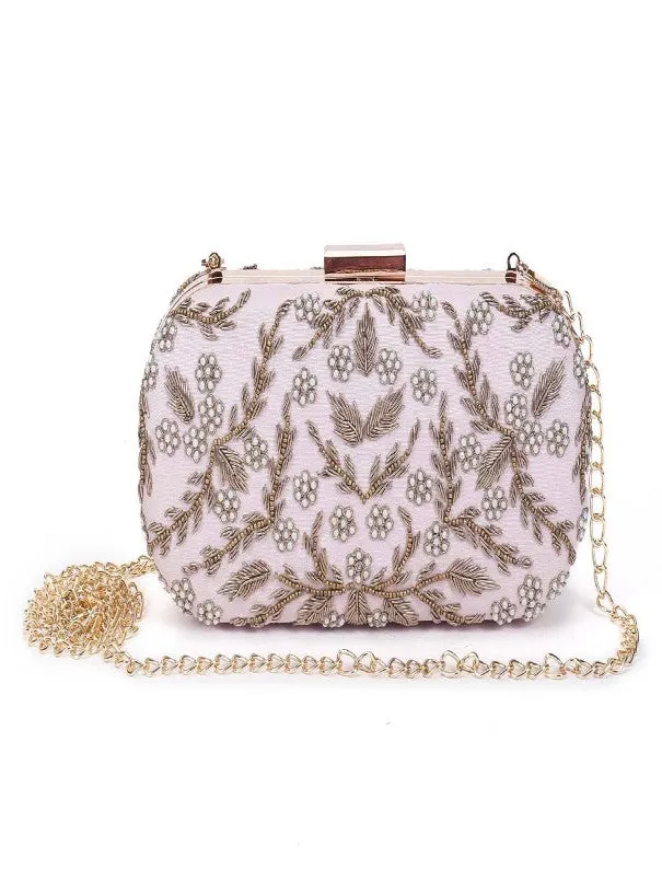 Graceful Pink Clutch Bag