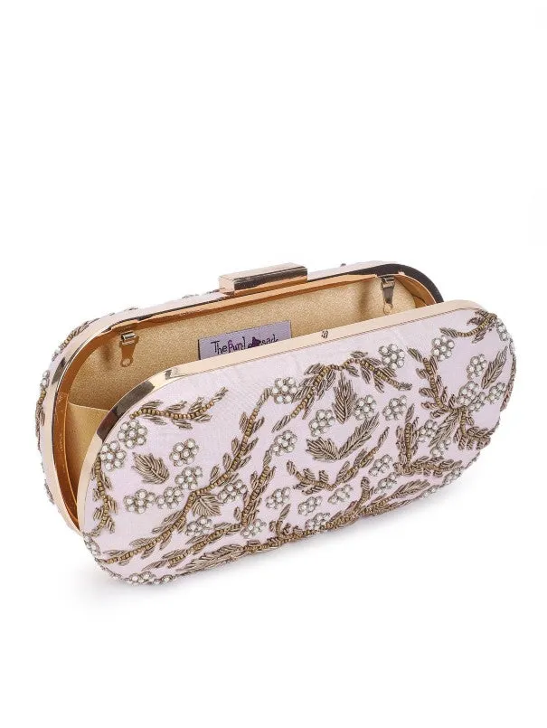 Graceful Pink Clutch Bag