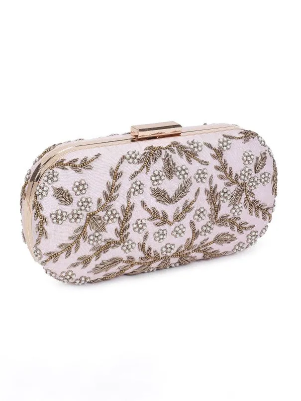 Graceful Pink Clutch Bag