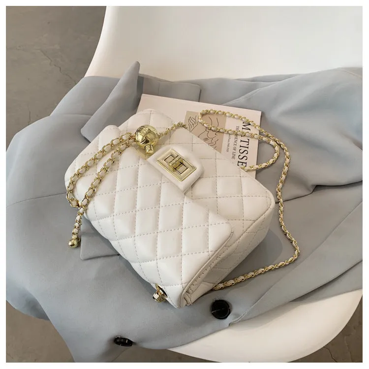 Little Golden Ball Small Fragrance Style Chain Bag New Internet Celebrity Fashion Crossbody Shoulder Bag