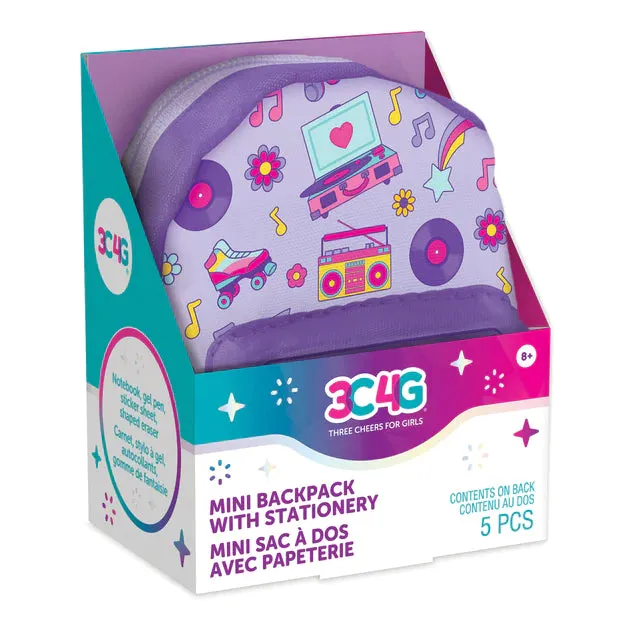 Make it Real: Retro Gamer Mini Backpack with Stationary Assorted
