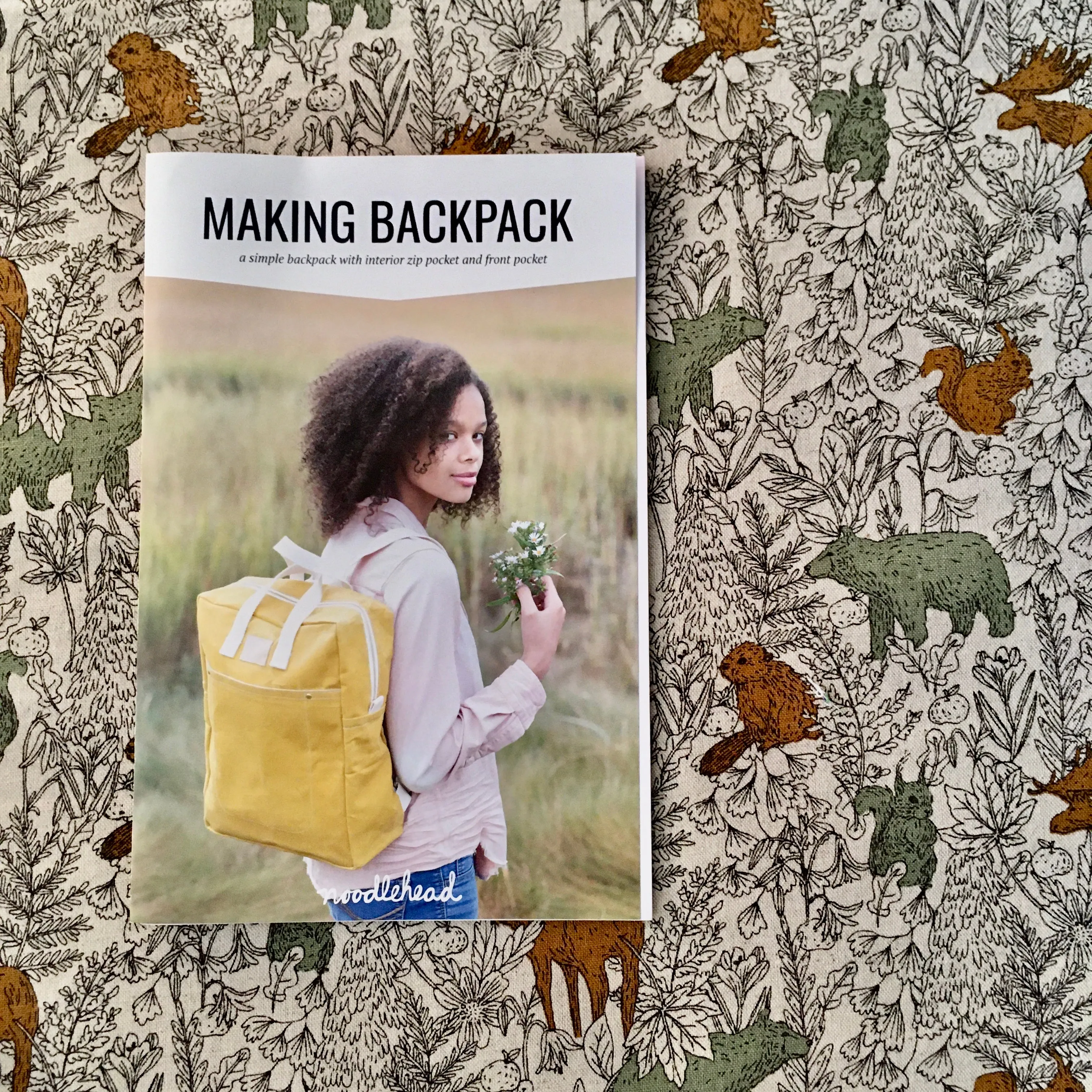 Noodlehead Making Backpack Pattern