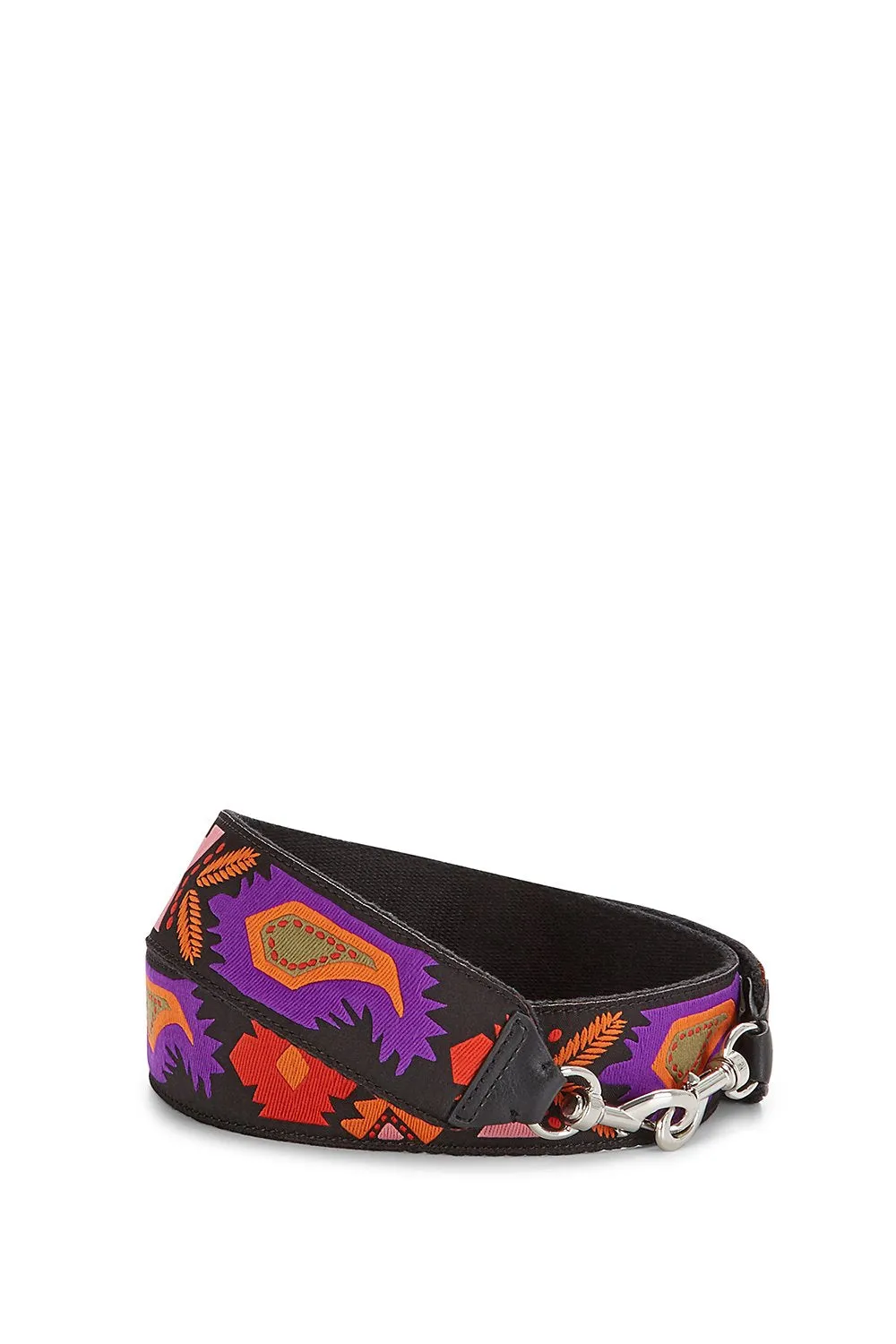Pattern Embroidered Guitar Strap