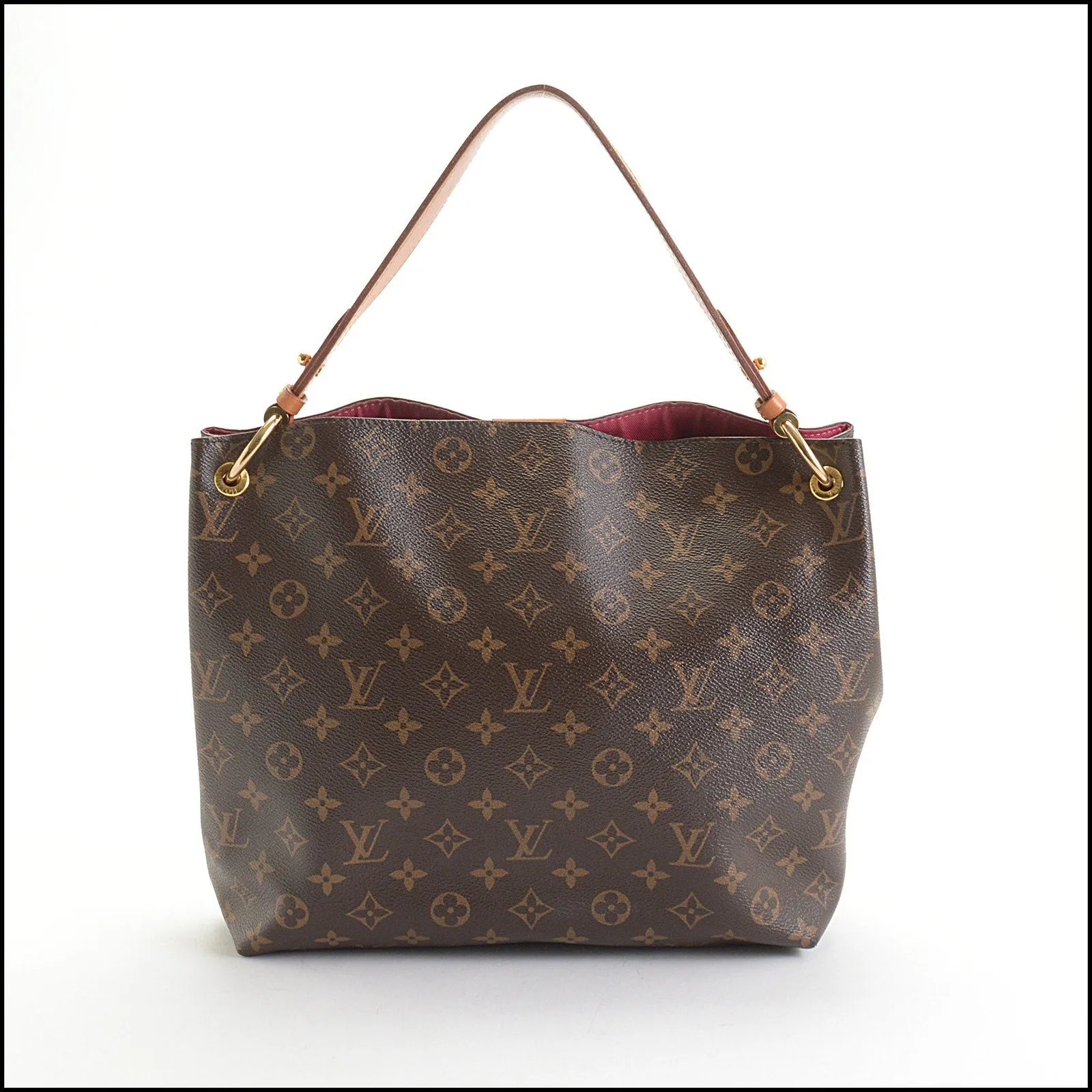 RDC14177 Authentic LOUIS VUITTON 2019 Brown Monogram Canvas Graceful MM Bag