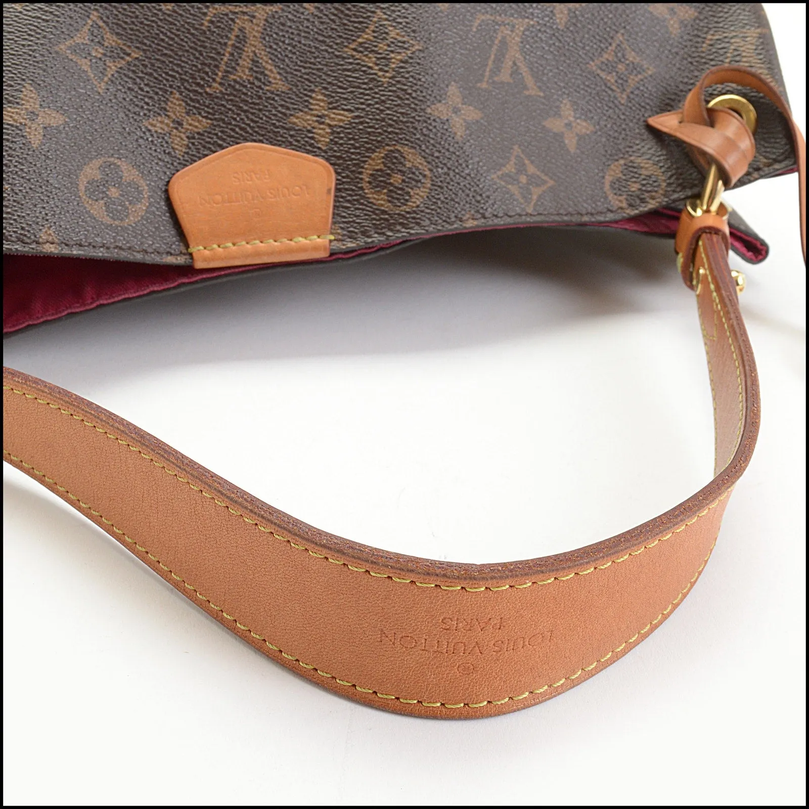 RDC14177 Authentic LOUIS VUITTON 2019 Brown Monogram Canvas Graceful MM Bag