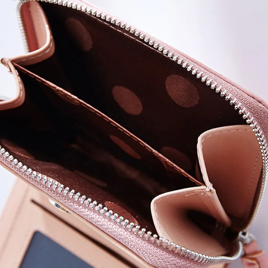Short Tassel Ladies Mini Card Holder Wallet