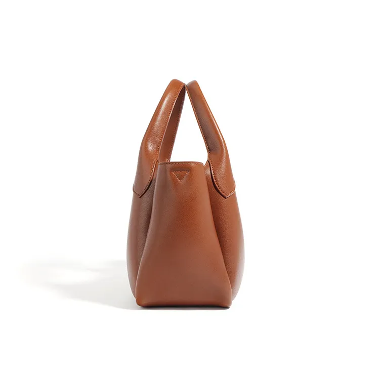 Small Leather Bucket Bag Small Leather Tote Bag Womens