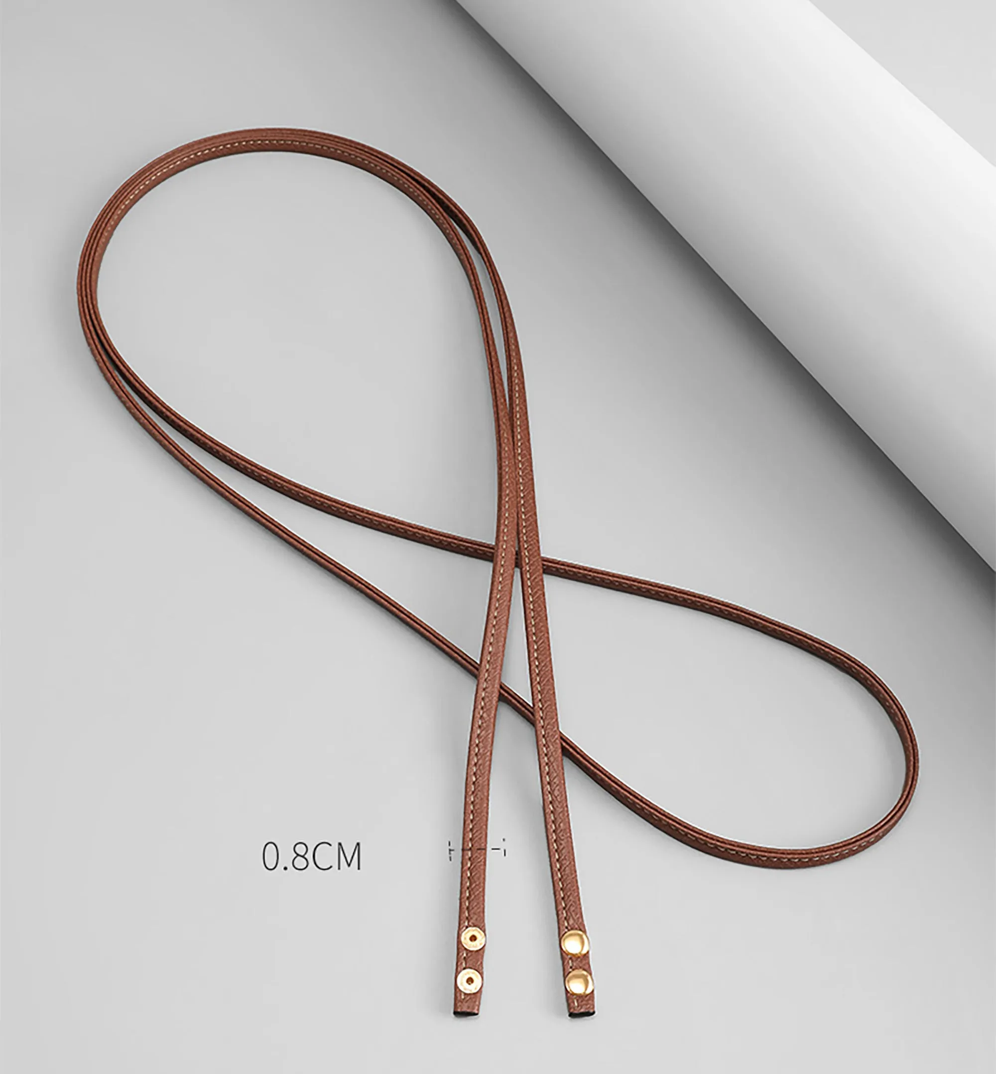 The Pliage Energy Bag Shoulder to Backpack Conversion Accessory, Replacement Leather Shoulder Strap, Handcrafted Thin Shoulder Strap
