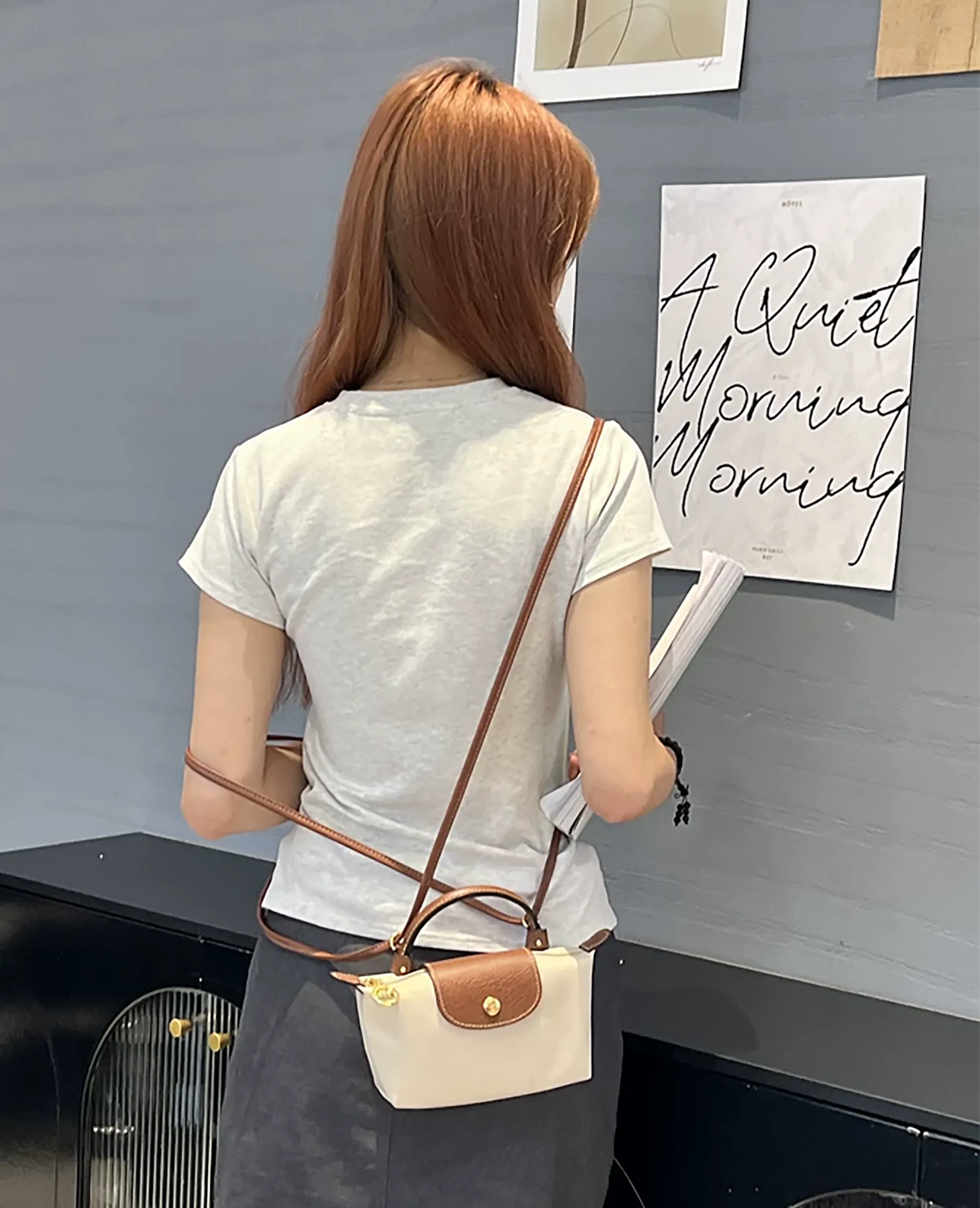 The Pliage Energy Bag Shoulder to Backpack Conversion Accessory, Replacement Leather Shoulder Strap, Handcrafted Thin Shoulder Strap